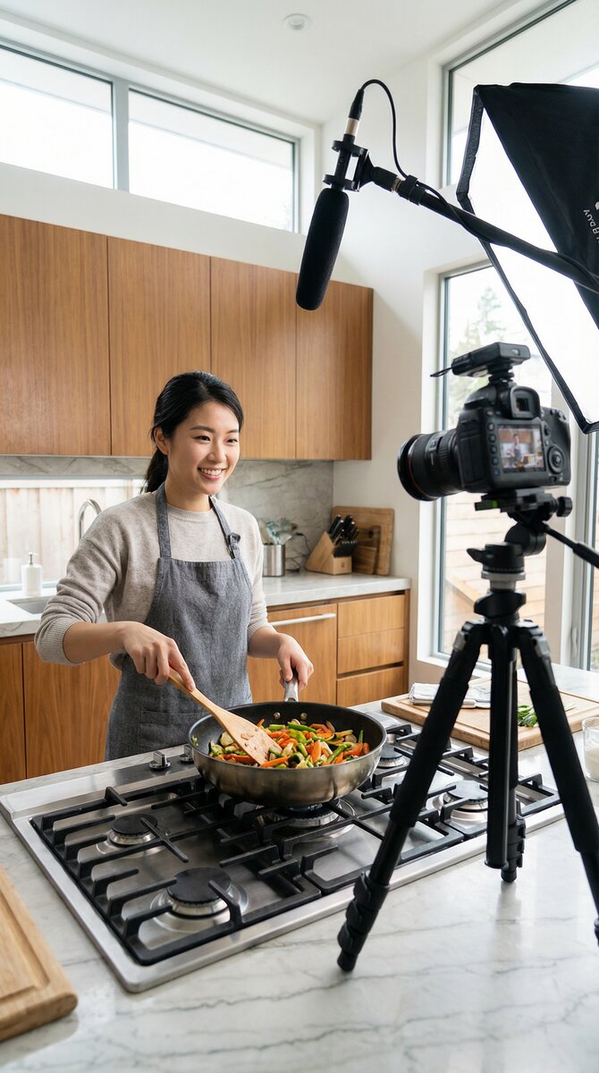 国产自拍美食视频